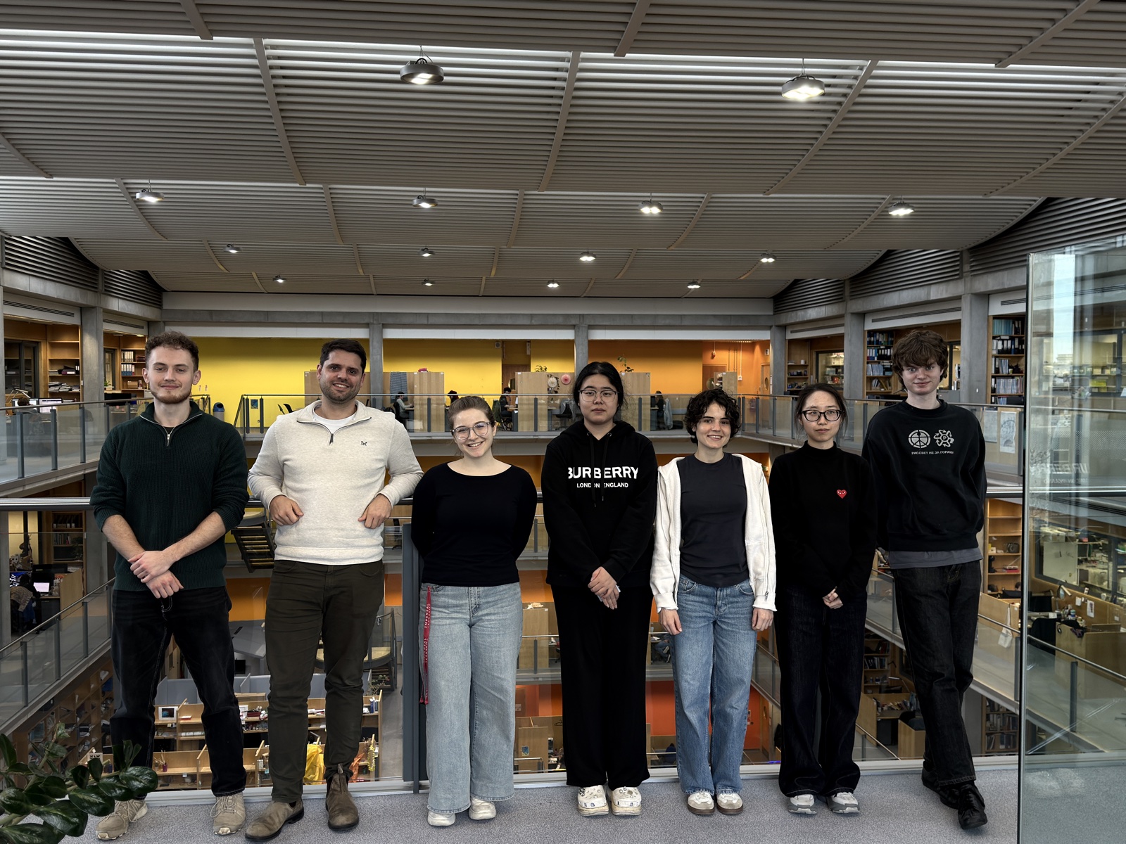 Lab group photo at Imperial College London.